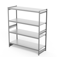 Стеллаж грузовой СГ Ультра (2000х1800х500) 4 яруса, цинк HV Market