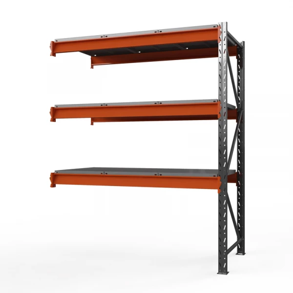 Секция приставная стеллажа металлического ОПТИМА, 2000х2500х600 мм. Полки: 3 шт. металл HV Market