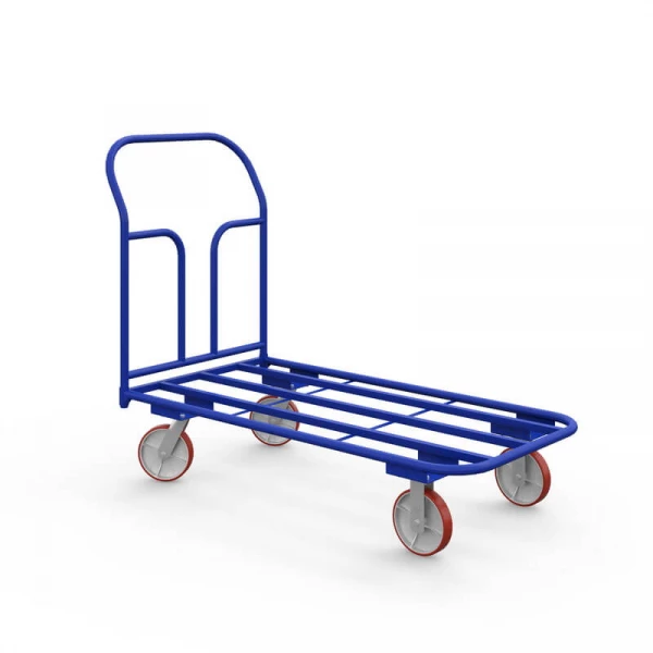 Тележка платформенная каркасная ТК 1 (500х800) г/п 500 кг.150 чугун/полиуретан HV Market