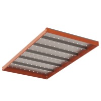 Ярус стеллажа Профи Т, металлический перфорированный настил с усилением (1845х1005 мм) HV Market