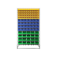 Стойка 1150х2000 односторонняя В1-05-04-04  (желтый/синий/зеленый) HV Market