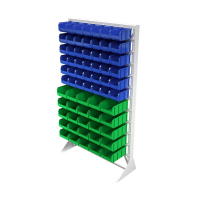 Стойка 1150х2000 односторонняя В1-00-06-05  (синий/зеленый) HV Market