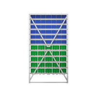 Стойка 1150х2000 односторонняя В1-00-06-05  (синий/зеленый) HV Market