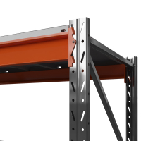 Стеллаж металлический ОПТИМА, 2000х1250х785 мм. Полки: 2 шт. метал. HV Market