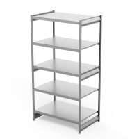Стеллаж грузовой СГ Ультра (2500х1500х800) 5 ярусов, цинк HV Market