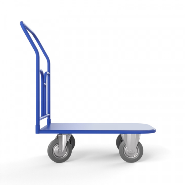 Тележка платформенная ТПТ (г/п 400 кг, 900x600 мм, колеса серая резина 160 мм) HV Market