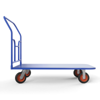 Тележка платформенная ТПТ 600х1000 (г/п 500 кг.) 200 литая протекторная резина HV Market