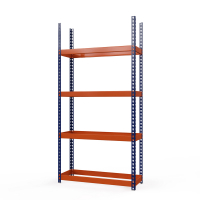 Стеллаж металлический Профи-Т для шин 2500x1240x500 мм. Ярусы:   4 шт. (Т-130/1-2,5 (2500х1240х500) HV Market