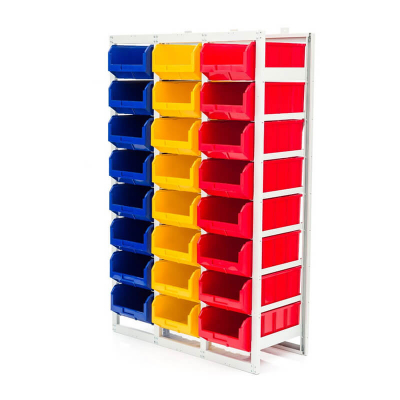 Стеллаж с направляющими стационарный CP-4 (1 основная +2 дополнительные) HV Market