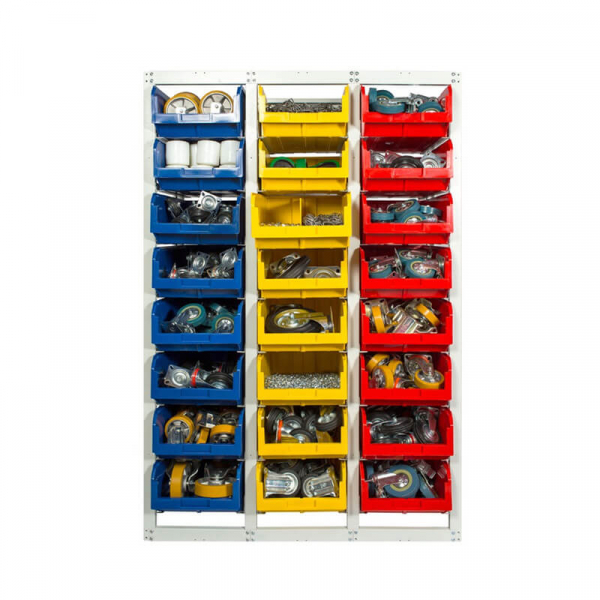 Стеллаж с направляющими стационарный CP-4 (1 основная +2 дополнительные) HV Market