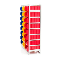 Стеллаж с направляющими стационарный CP-4 (1 основная +2 дополнительные) HV Market