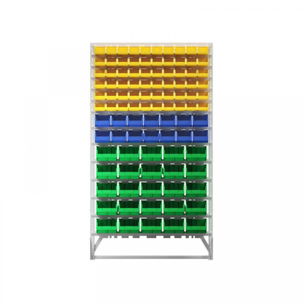 Стойка 1150х2000 односторонняя В1-06-02-05  (желтый/синий/зеленый) HV Market