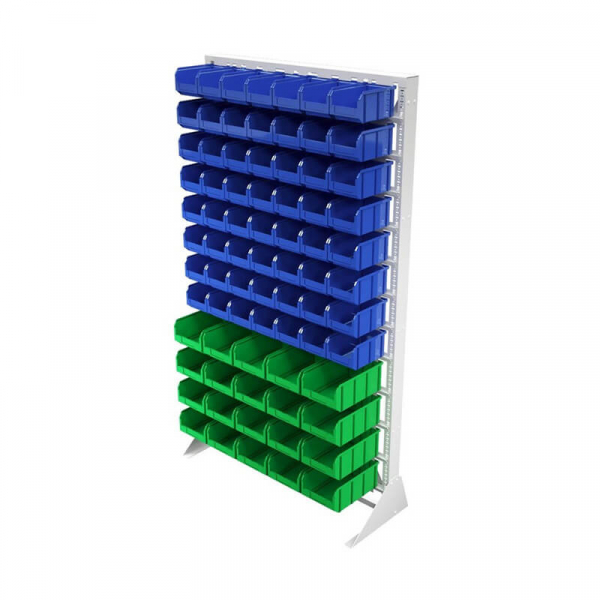 Стойка 1150х2000 односторонняя В1-00-08-04  (синий/зеленый) HV Market