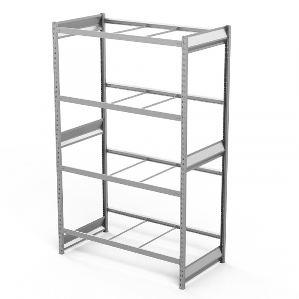 Стеллаж грузовой СГ Ультра (2500х1200х600) 4 яруса, без настила, для шин, дисков, колес HV Market