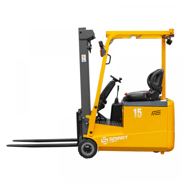 Электропогрузчик трёхопорный TKA15H (1500 кг, 2,7 м, 24В / 350Ач) SMARTLIFT  HV Market