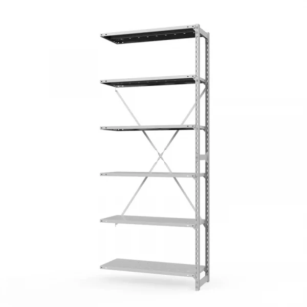 Приставная секция ТСУ Стеллаж (2200х1060х400) 6 полок HV Market