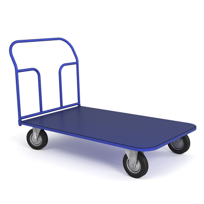 Тележка платформенная ТП 7 (800х1400) г/п 450 кг.160 черная резина HV Market