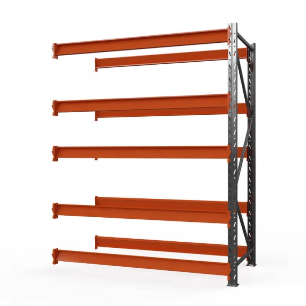 Секция приставная стеллажа металлического ОПТИМА, 2500х2500х785 мм. Полки: 5 шт. без настила HV Market