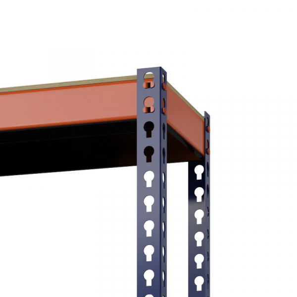 Стеллаж Профи Т (2000/1240/455), 3 яруса фанера HV Market