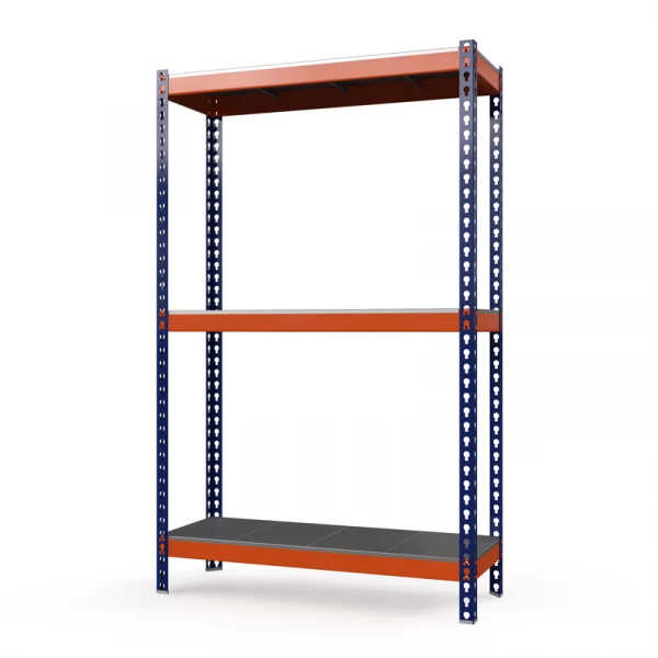 Стеллаж Профи Т (2000/1540/455), 3 яруса металл оц., с усилителем HV Market