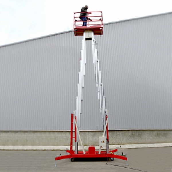 Телескопический двухмачтовый подъемник ZX-2-090 OXLIFT 9000 мм 200 кг