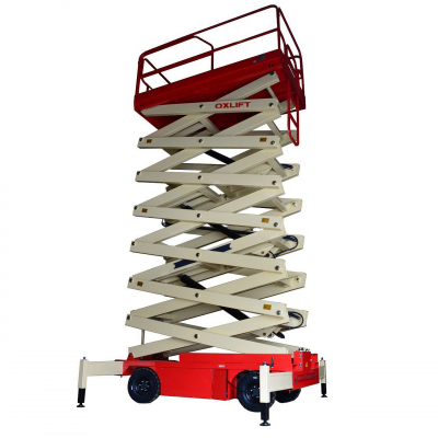 Ножничный подъемник QX-030-090 OXLIFT 9000 мм 300 кг HV Market