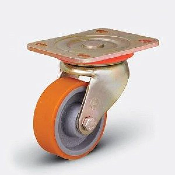 Колесо большегрузное ED01 VBP ⌀ 125 полиуретановое поворотное HV Market