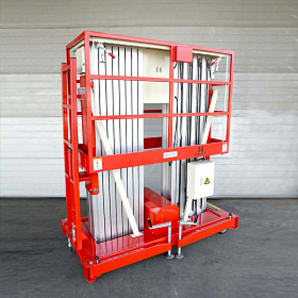 Телескопический двухмачтовый подъемник ZX-2-120 OXLIFT 12 м 200 кг