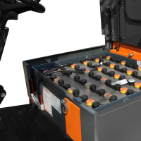 Электрический вилочный погрузчик CPD18-HC2 со свободным подъемом и боковым смещением вил HV Market