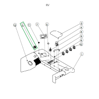 Переключатель стояночного тормоза для ричтрака RV (24V) HV Market