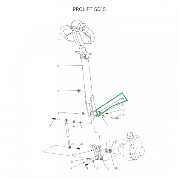 Датчик положения ручки для штабелеров SDR 1-1,2 т, SDR1635, для тележек SD15 HV Market