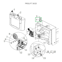 Аварийный выключатель для штабелеров SDR/SDK и SPN, для тележек SK20 HV Market