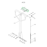 Пружина рычага управления режимом работы для гидравлических тележек JC20 HV Market