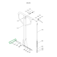 Втулка ролика ручки для гидравлических тележек JC20 HV Market