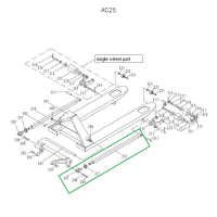 Подвильная тяга для гидравлических тележек AC25 HV Market