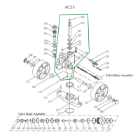Гидроузел в сборе для гидравлических тележек AC25 HV Market