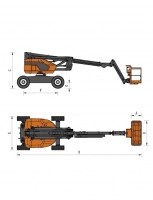 Коленчатый подъемник Skyboom GTZZ-18J HV Market