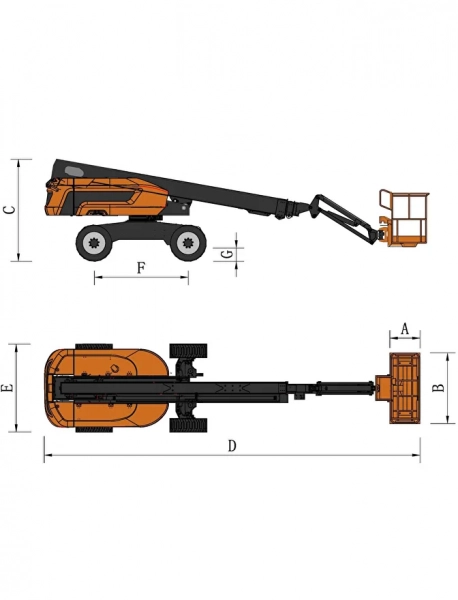 Телескопический подъемник Skyboom GTBZ-26J (2023)